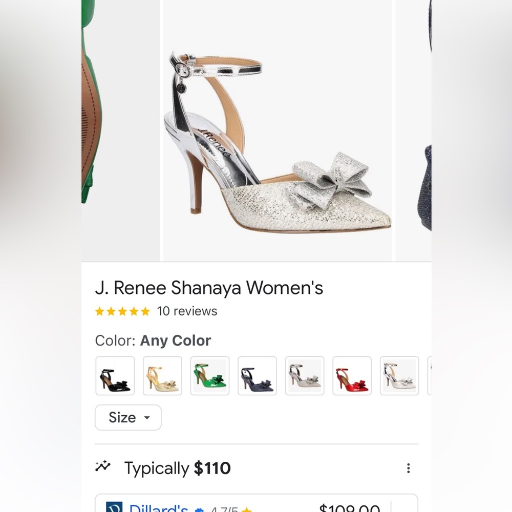 J Renée shoes size 9 with box worn once